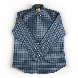 LL Bean Men's Button Down Shirt Large Traditional Fit Plaid Cotton L-Reg